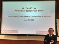 Dr. Tom Hei at his retirement symposium